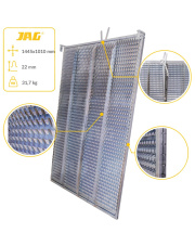 JAG05-0179 Sito żaluzjowe ocynkowane górne, lamela-22mm JAG PREMIUM 725139.00