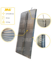 JAG05-0047 Sito żaluzjowe ocynk dolne, lamela-10mm JAG Premium 736183.00
