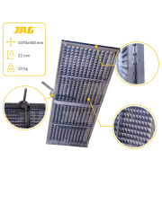 653183 Sito żaluzjowe ocynkowane końcowe, lamela-22mm JAG PREMIUM 653183.00