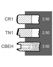 4222950M91 Pierścienie tłokowe 4222950M91.01