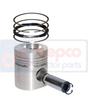 02136958 Tłok + pierścienie nadwymiar  0.010-0.25mm 32-134A