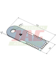Nóż sieczkarni MWS Germany Z55610.03