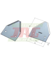 JAG01-0026 Nożyk kosy dolno nacinany MWS Germany 676234.06