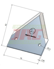 Nożyk kosy MWS Germany 80-4-0798.01