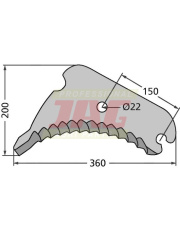 JAG50-0051 Nóż prasy 06579559.01