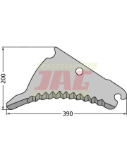 Nóż prasy Deutz Fahr 16613168.01