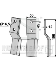 CEL-16R Ząb obrotowy, prawy CEL-16R.97