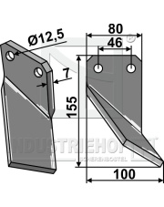 FRG-06R Ząb obrotowy prawy FRG-06R.97