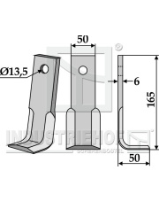 GAS-01 Nóż glebogryzarki GAS-01.97