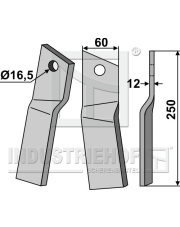 HOW-43R Ząb obrotowy, prawy HOW-43R.97