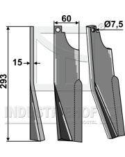 KUH-80L Ząb obrotowy, lewy KUH-80L.97