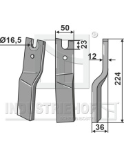 KUH-84R Ząb obrotowy, prawy KUH-84R.97