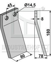 MAL-17 Ząb obrotowy MAL-17.97