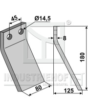 MAL-18 Ząb obrotowy MAL-18.97