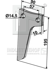 MAS-16 Ząb obrotowy MAS-16.97