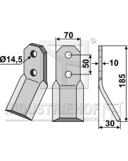 PEG-05 Ząb obrotowy PEG-05.97