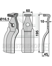 PEG-06 Ząb obrotowy PEG-06.97