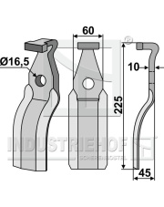 PEG-15 Ząb obrotowy PEG-15.97