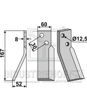REN-03L Ząb obrotowy, lewy REN-03L.97