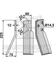 REN-04L Ząb obrotowy, lewy REN-04L.97