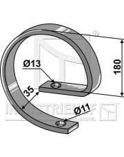 1.10.011-2 Element górny zęba - 32x10 1.10.011-2.97