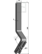 1.10.1062 Słupica lemiesza 1.10.1062.97