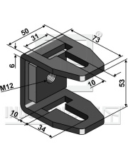 1.10.1063 Zaciskacz sprężynowy 73mm 1.10.1063.97
