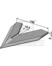 1.10.1099 Redlica radełkowa 140mm 1.10.1099.97