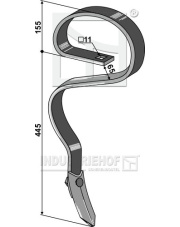 1.10080 Ząb kultywatora kompaktowego 32x10 z redlicą 1.10080.97
