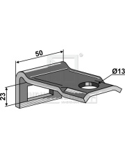 1.HH17 Uchwyt zęba 32 x 10 1.HH17.97