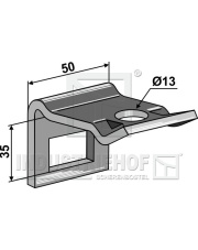 1.HH17-3109 Uchwyt zęba 32 x 10 ze sprężyną wzmacniającą 32 x 10 1.HH17-3109.97