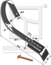10.1060 Ząb sprężysty - komplet 10.1060.97