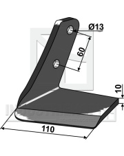101.3002403 Lemiesz skrzydełkowy - lewy 101.3002403.97