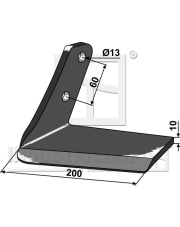 101.3003266 Lemiesz skrzydełkowy - lewy 101.3003266.97