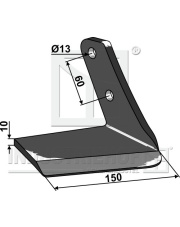 101.3003293 Lemiesz skrzydełkowy  - prawy 101.3003293.97