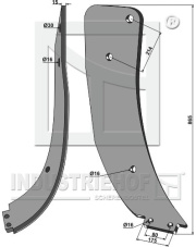 101.5053 Ząb głębosza - prawy 101.5053.97