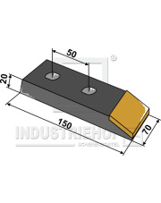 101.5059 Dziób redlicy - Węglik 101.5059.97