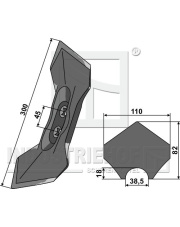 101.7012 Redlica dwusercowa 45 101.7012.97