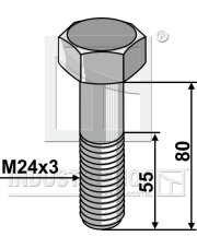 101.770170 Śruba  M24x3 101.770170.97