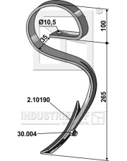2.1022 Ząb sprężynowy z redlicą 2.1022.97