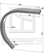 2070-52 Słupica 50 x 22 w kształcie C 2070-52.97