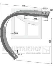 2070-54 Słupica 50 x 25 w kształcie C 2070-54.97