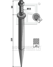 2222081-0 Ząb brony polowej ze stali borowej 2222081-0.97