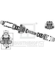 31-0059 Łożysko kpl. do wału czworokątnego 26x26 31-0059.97