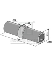 31-0402C Wałek łożyskowy 31-0402C.97