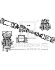 31-0404 Łożysko kpl. do wału czworokątnego 40x40 31-0404.97