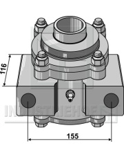 31-0405B Obudowa łożyska, kpl. bez kołnierza 31-0405B.97