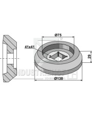 31-0405E Flange intern O138 31-0405E.97