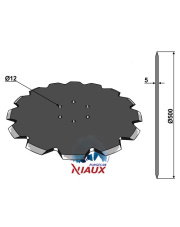 31-0995 Talerz zębaty  O500x5 31-0995.97