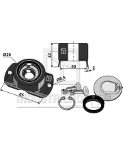 103000454 Obudowa łożyska INDUSTRIEHOF 103000454.01